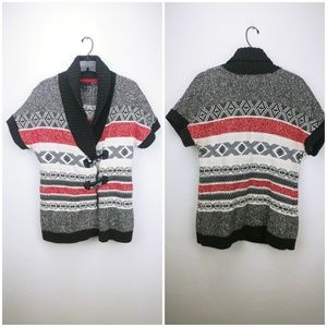 Tommy Hilfiger Fair Isle Cardigan Toggle Close